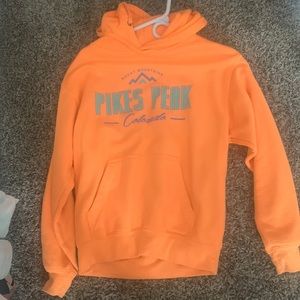 Orange Pikes Peak Hoodie